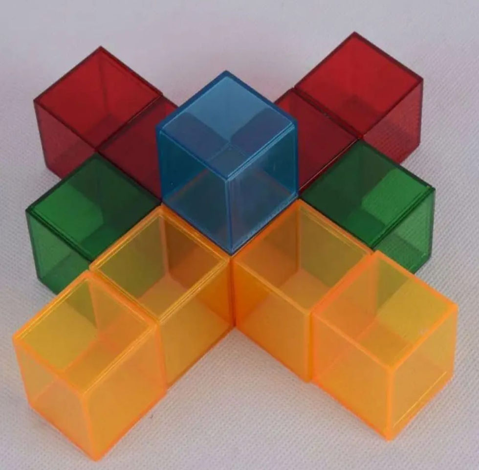 Miniatura: 🧊 Cubos Translúcidos de Construcción – 36 Piezas