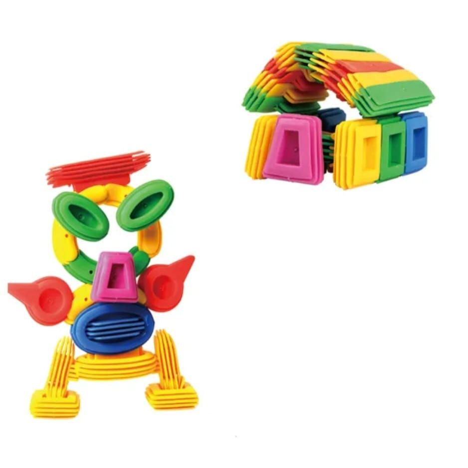 Miniatura: Set de construcción creativa – Piezas encastrables de TPR