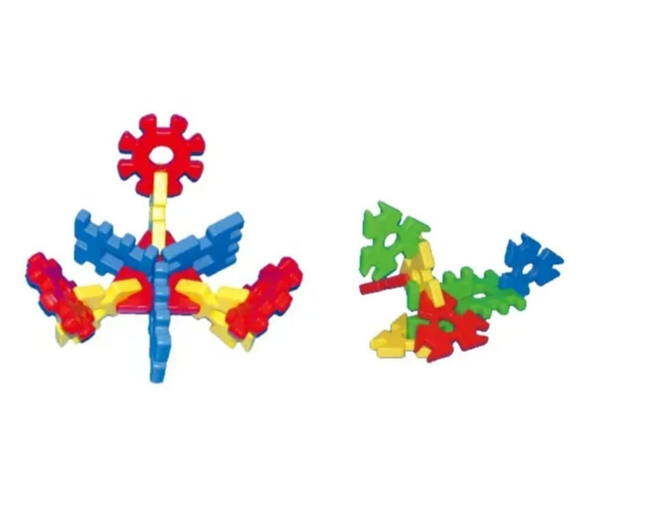 Miniatura: 🧩 Bloques Didácticos Encastrables con Engranajes – 42 Piezas