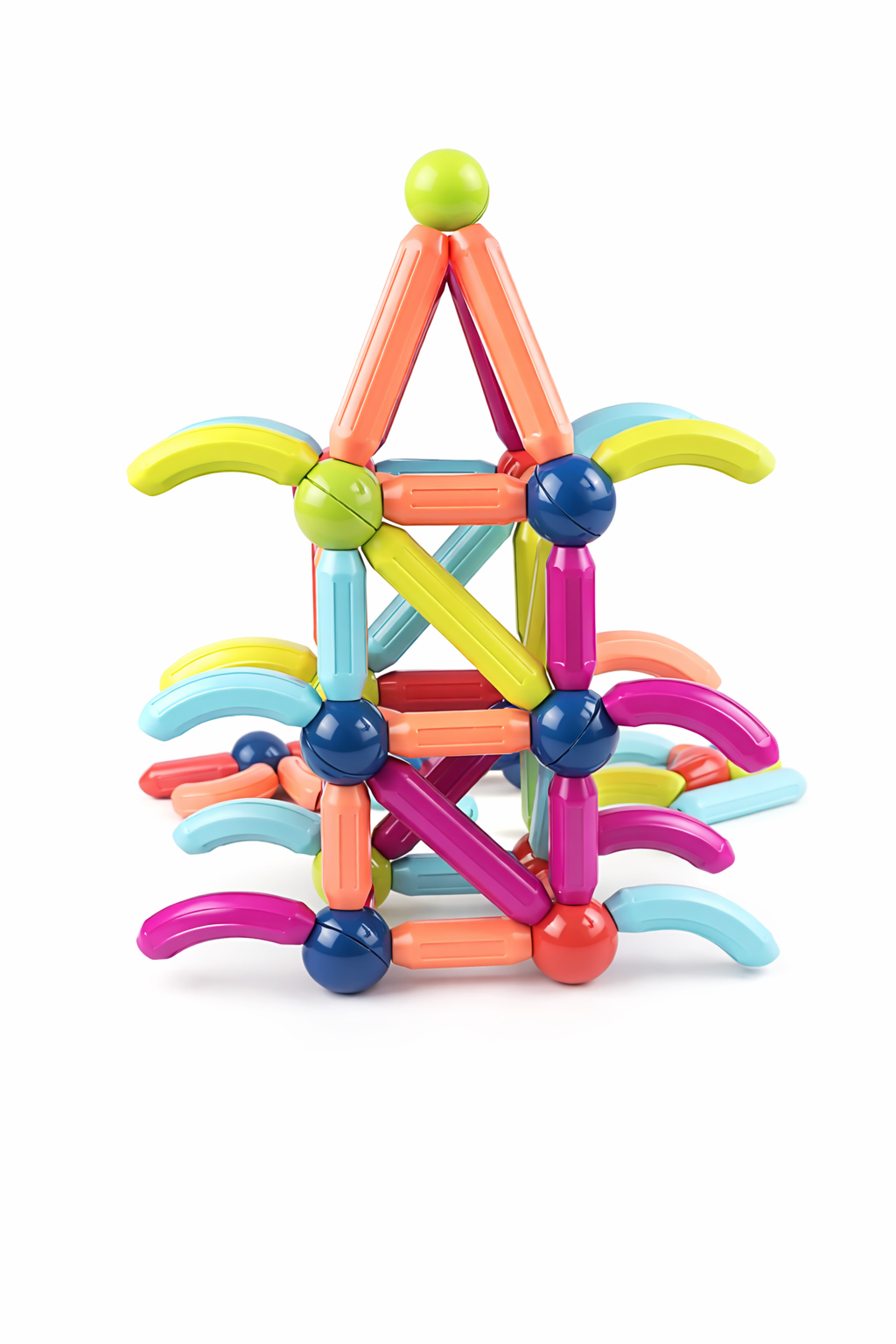 🧲 Set de Construcción Magnética – Magnetic Sticks