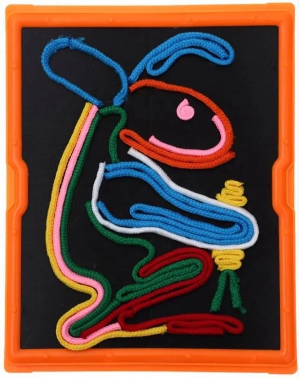 Miniatura: 🧩 Juego Creativo con Cordones y Pizarra Adhesiva – 58 Piezas