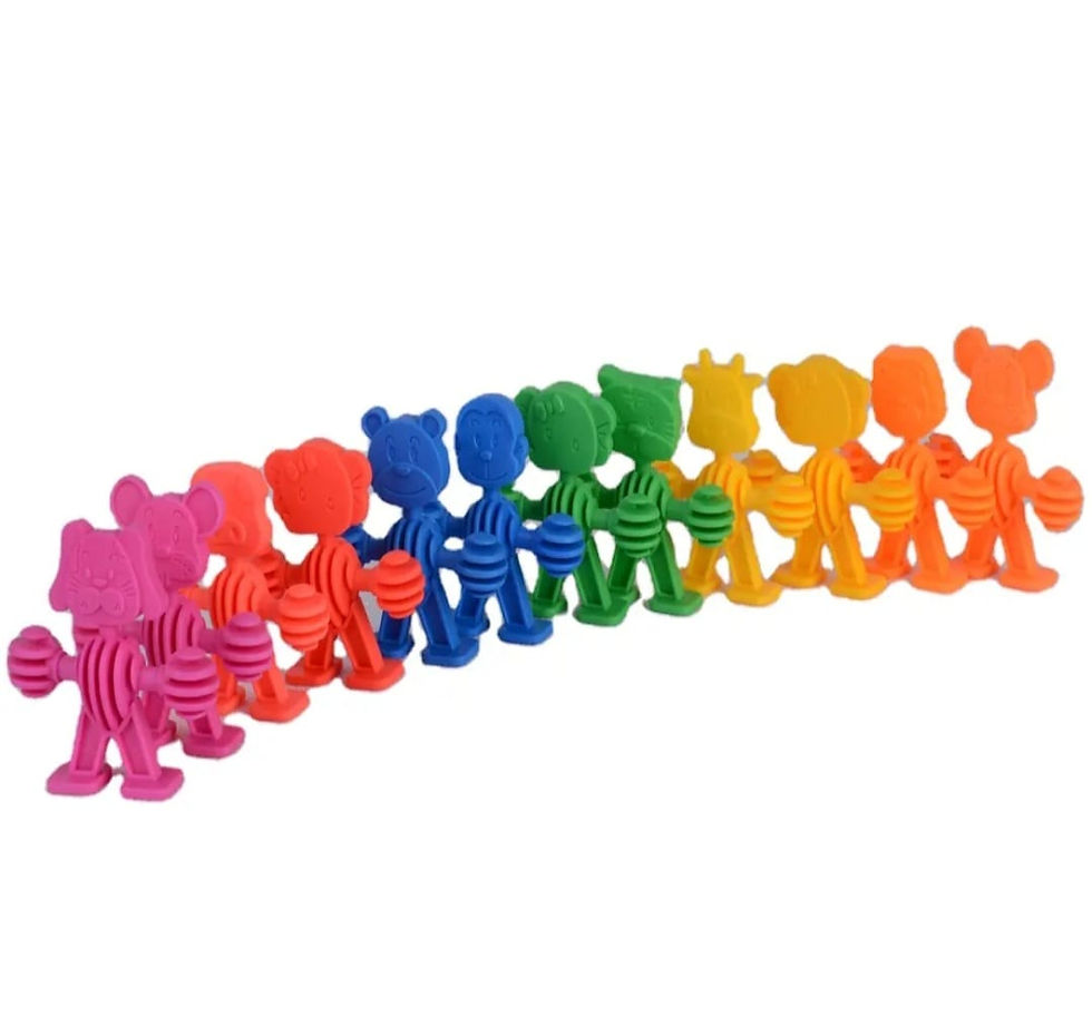 Miniatura: 🧸 Figuras Encajables de Colores – Material TPR Flexible