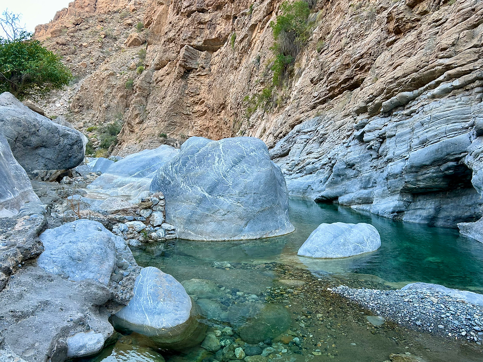 Wadi Muaydin - Way back