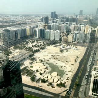 View from Ash's office of Qasr al Hosn