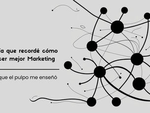 Lo que el pulpo me enseñó: el día que recordé cómo hacer mejor Marketing