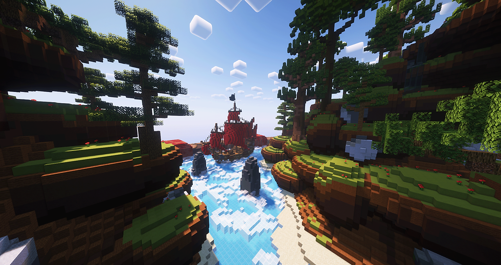 縮圖：Red Medieval Island Spawn - 400x400