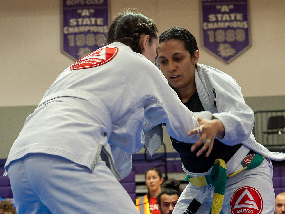 One of our students competing in a jiu jitsu tournament