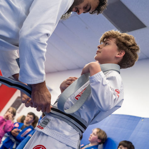 The Kids Belt System in BJJ at Gracie Barra Kirkland