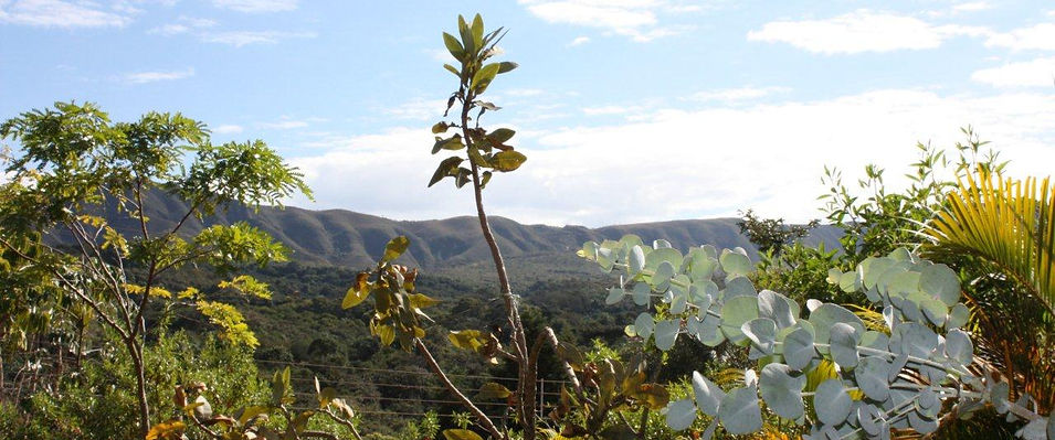 Vista do Etérika SPA para a Serra do Rola Moça, em Casabranca, Brumadinho (MG). Neste espaço você encontra atendimento personalizado, por meio de atividades e programas terapêuticos destinados a harmonizar os planos físico, emocional, mental e espiritual.