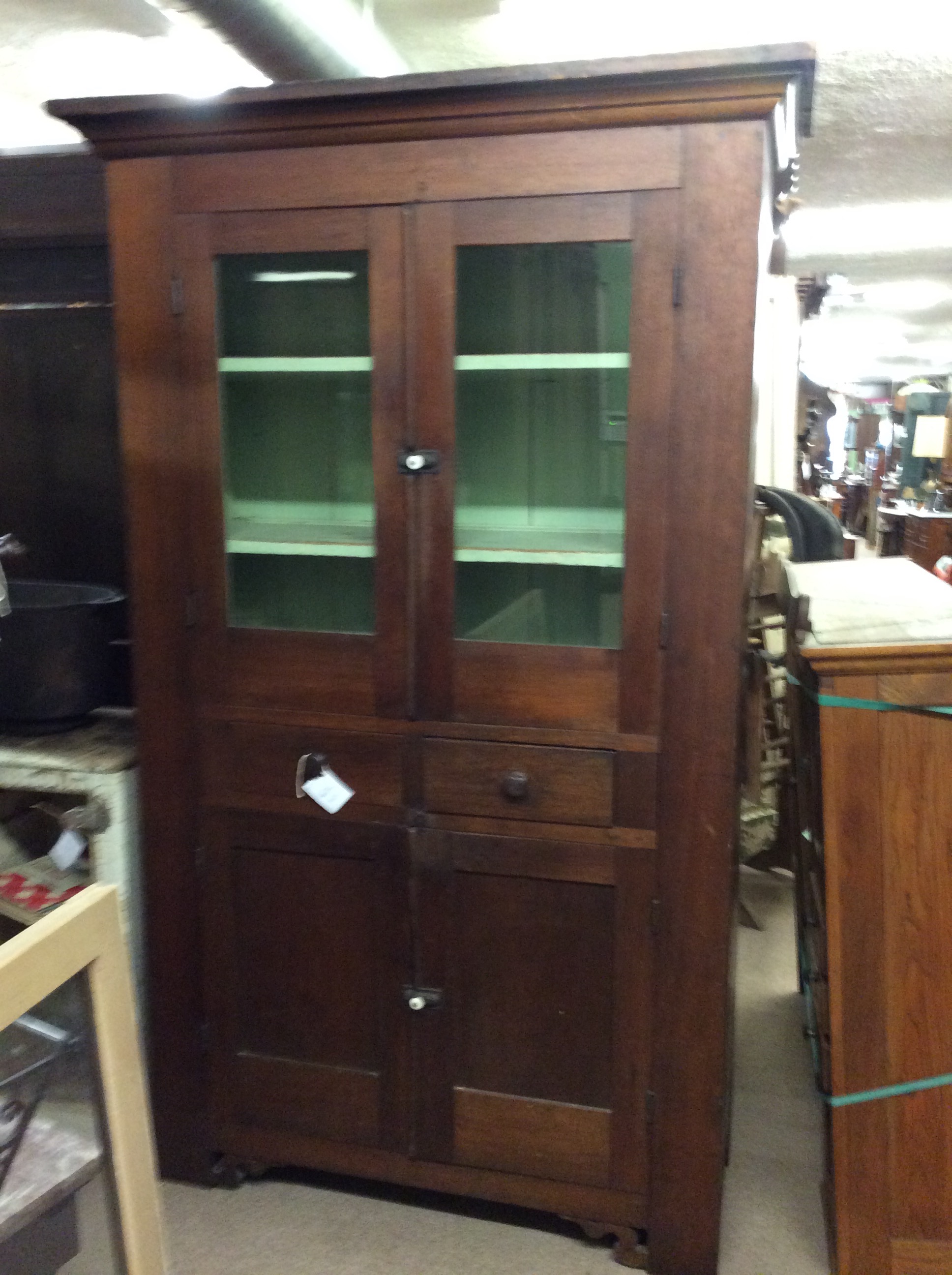 Walnut cupboard