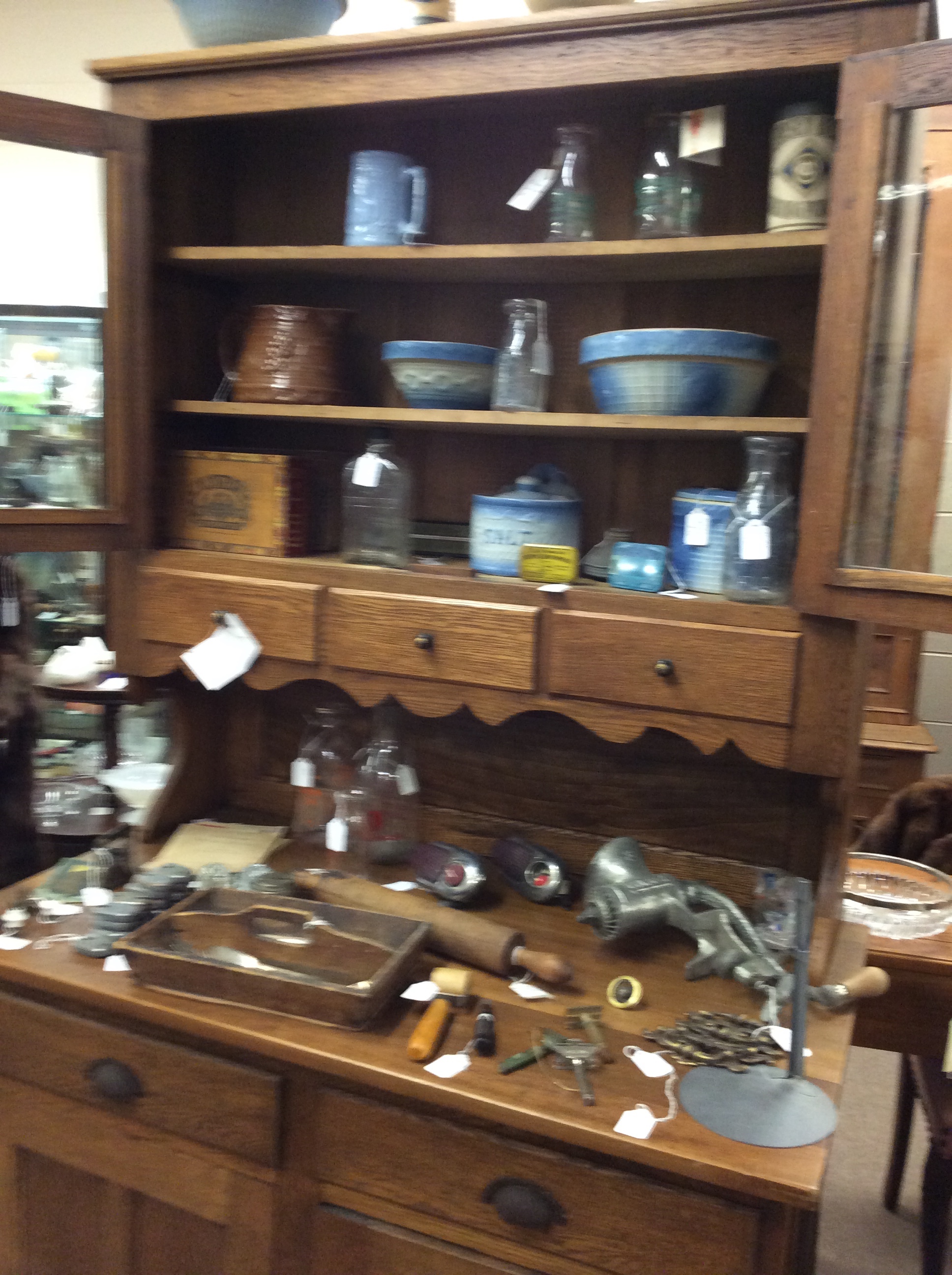 Cabinet sold items available