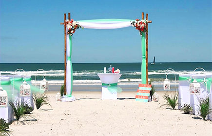 Decoración boda en la playa
