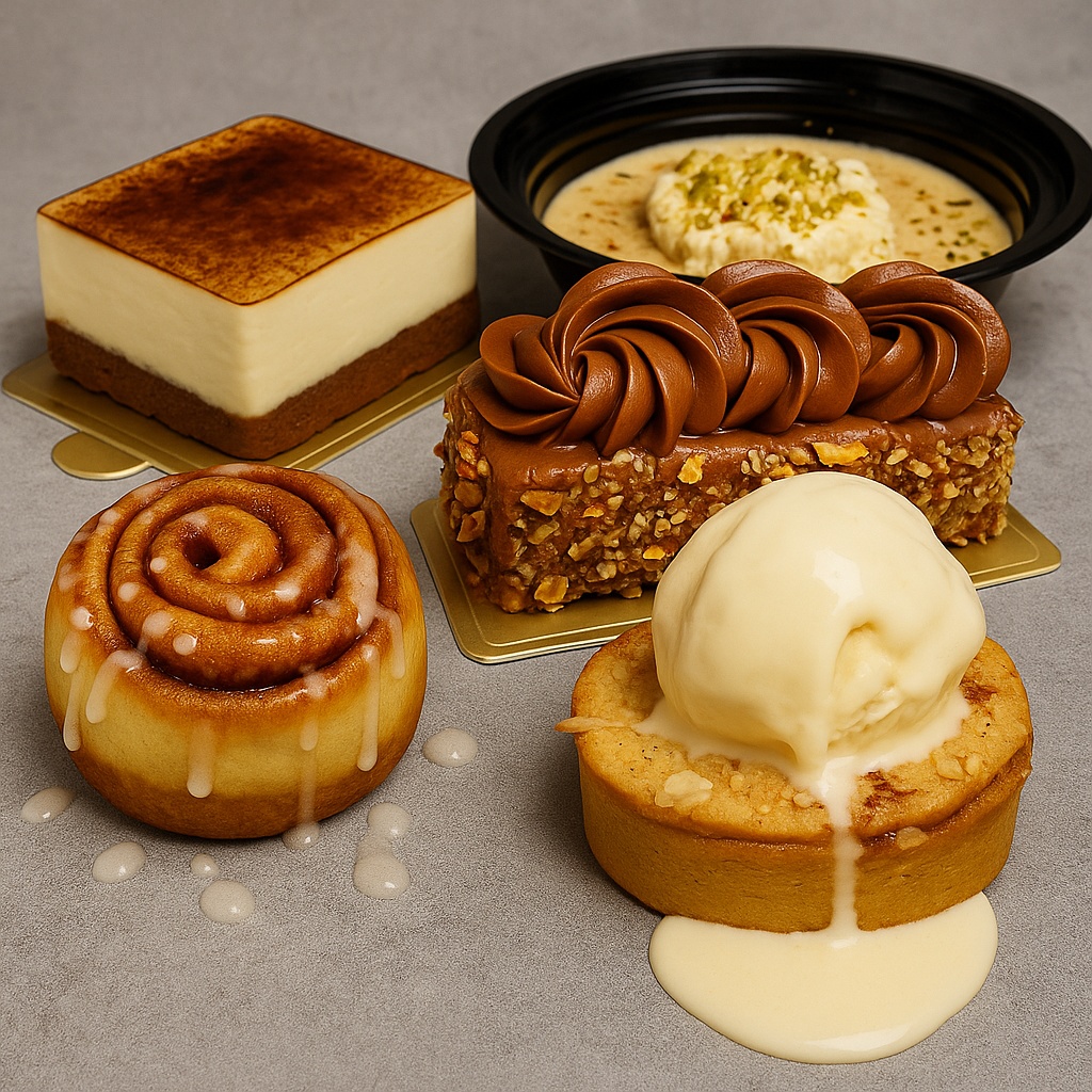 Arranged Food and Objects