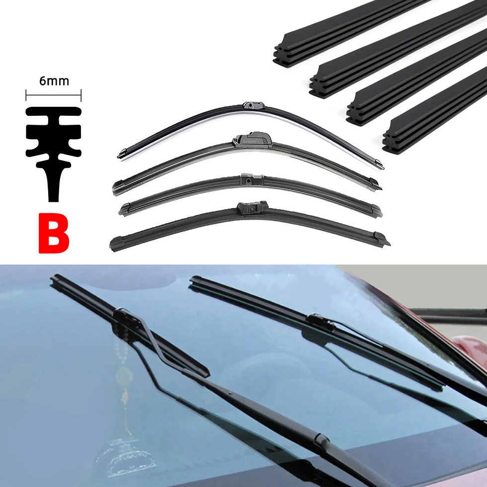 Thumbnail: 1pc Car Windshield Wiper Rubber Strip Replacement Parts Multiple Models To Choos
