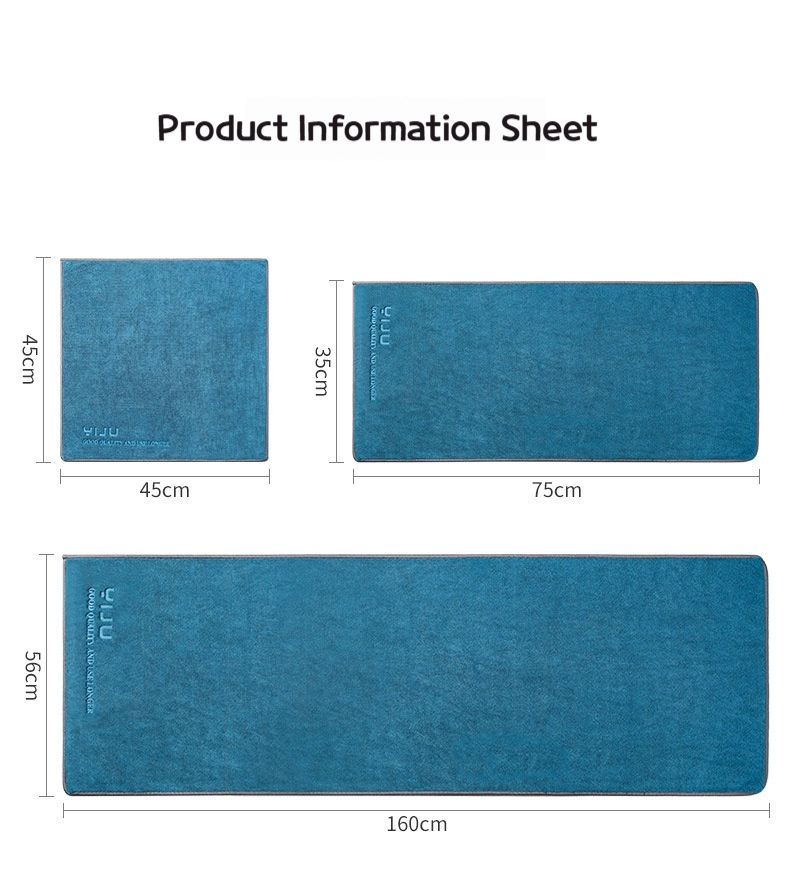 Thumbnail: Microfiber Car Wash Towel 75X35cm Lint-Free Car Cleaning Towels Ultra-Soft Dryin