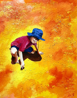 They build their houses with sand on the