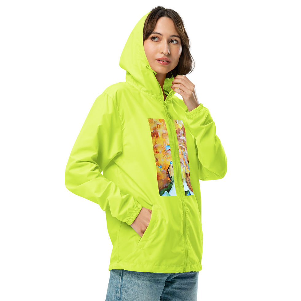 Thumbnail: Unisex lightweight zip up windbreaker