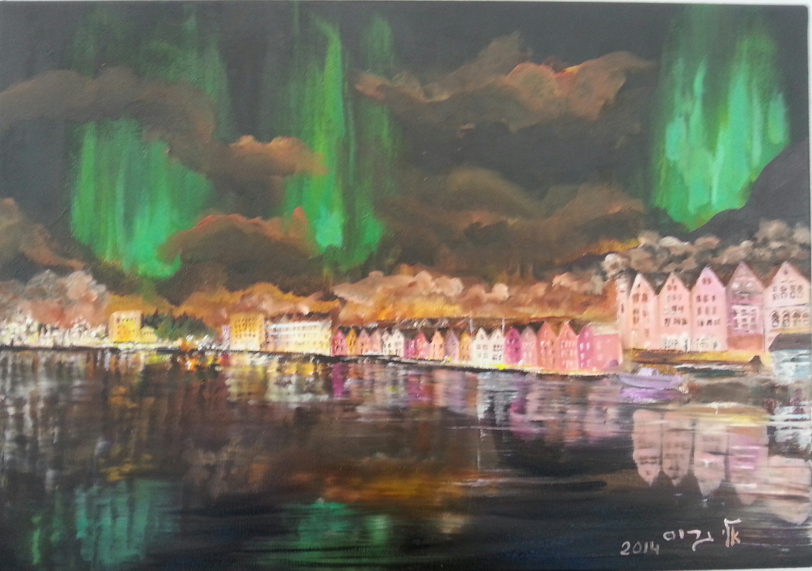 Aurora - Oil - 35 50 cm