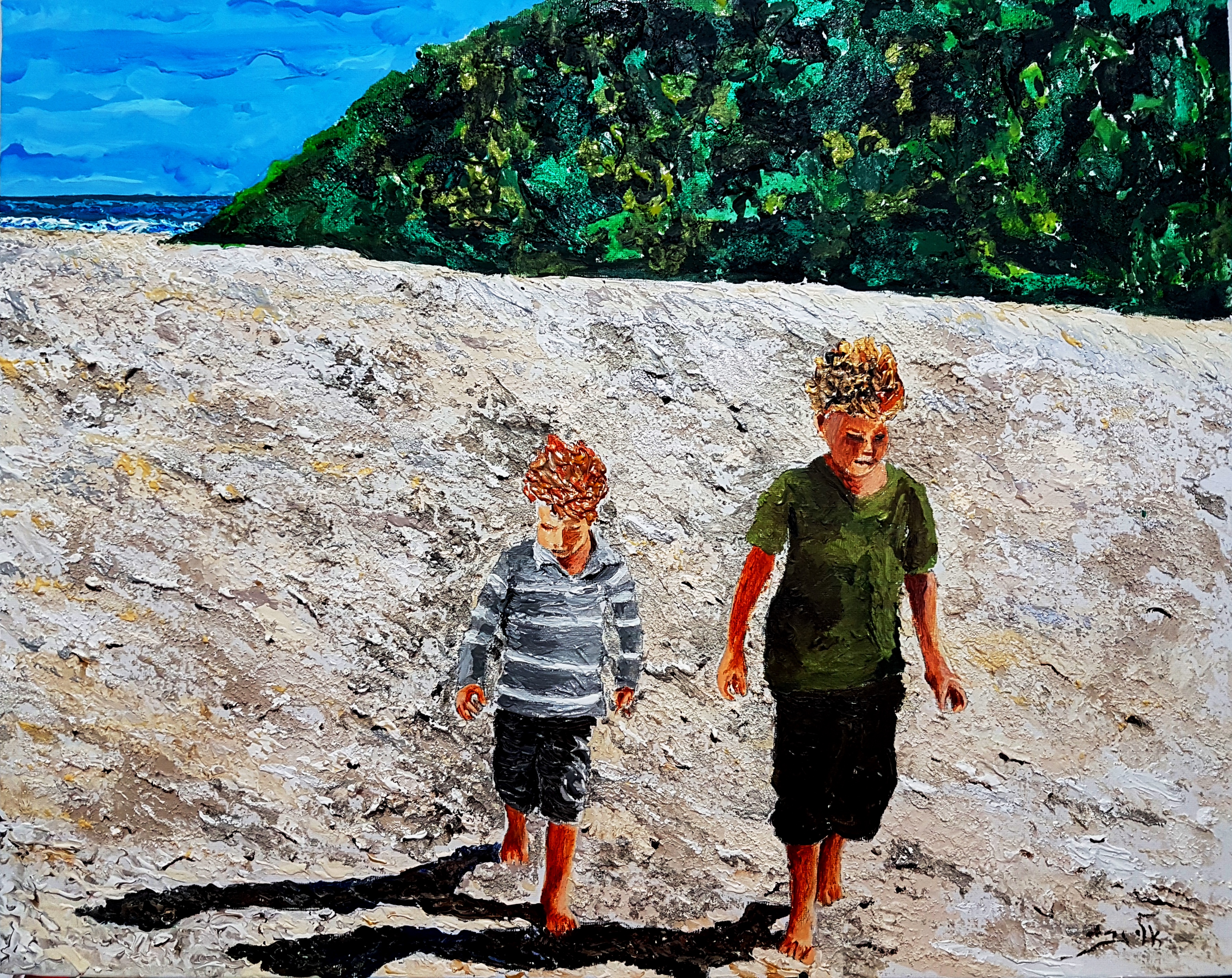 On a voyage of discovery (Acrylic)