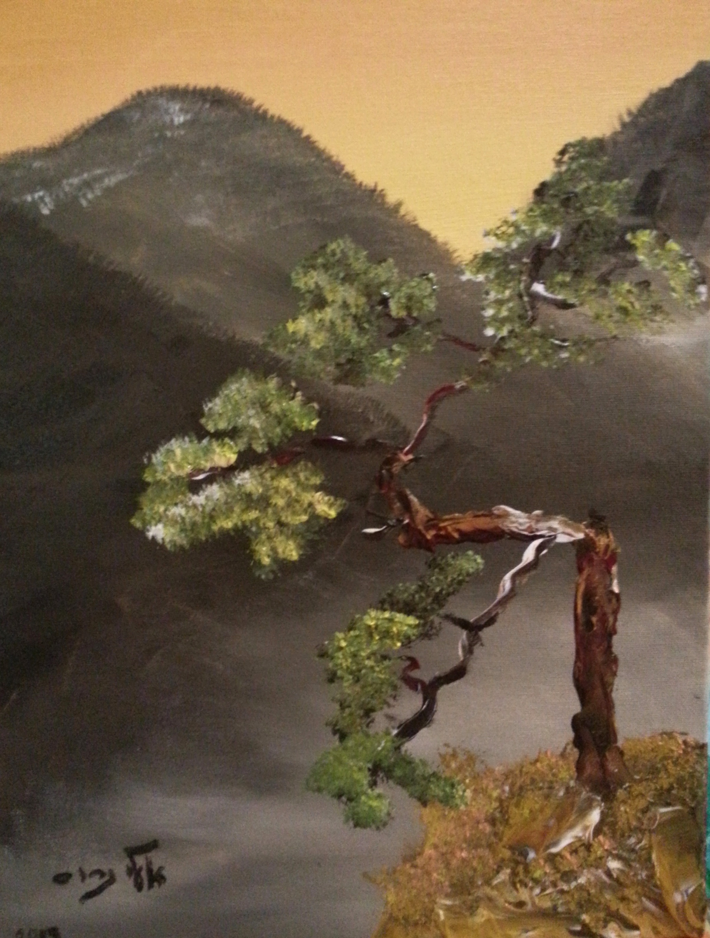 Alone - Acrylic 40 50 cm - 300 dpi