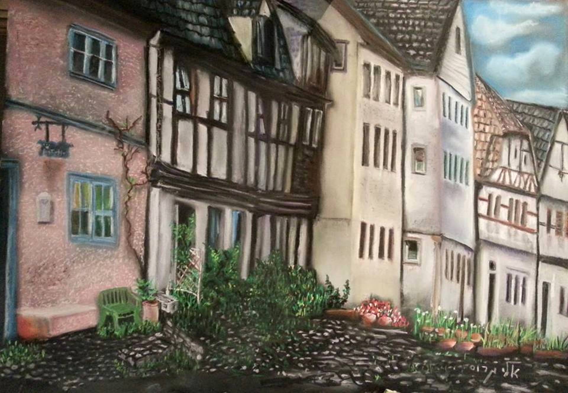 Quedlinburg, Germany - Pastel - 50 70 - 2014