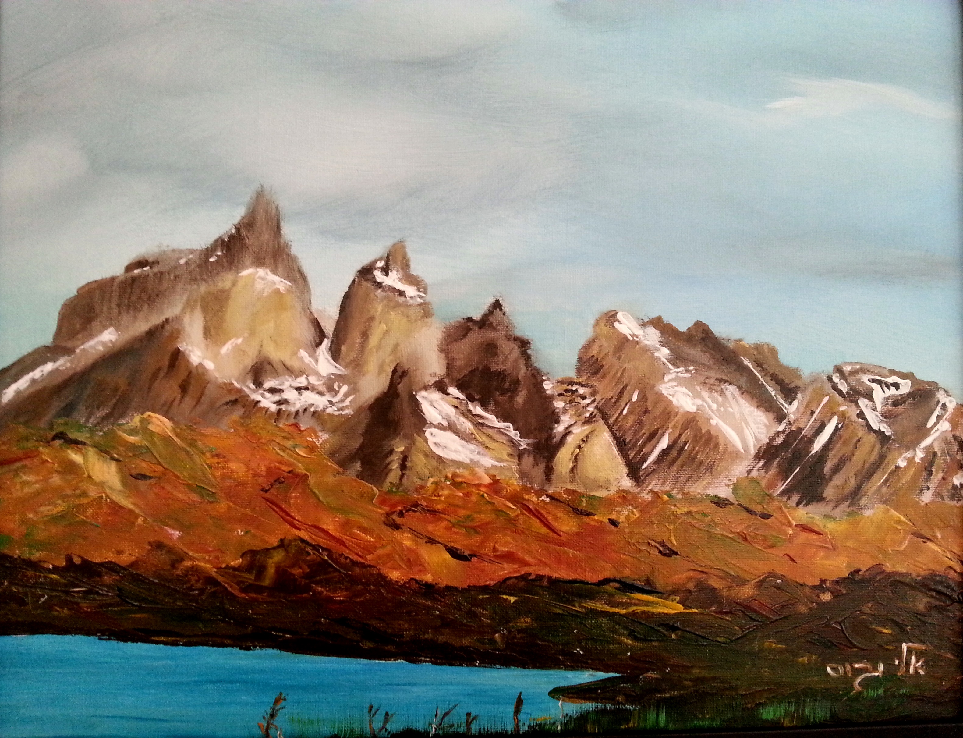Torres del Paine - Acrylic - 40 50 - 2014