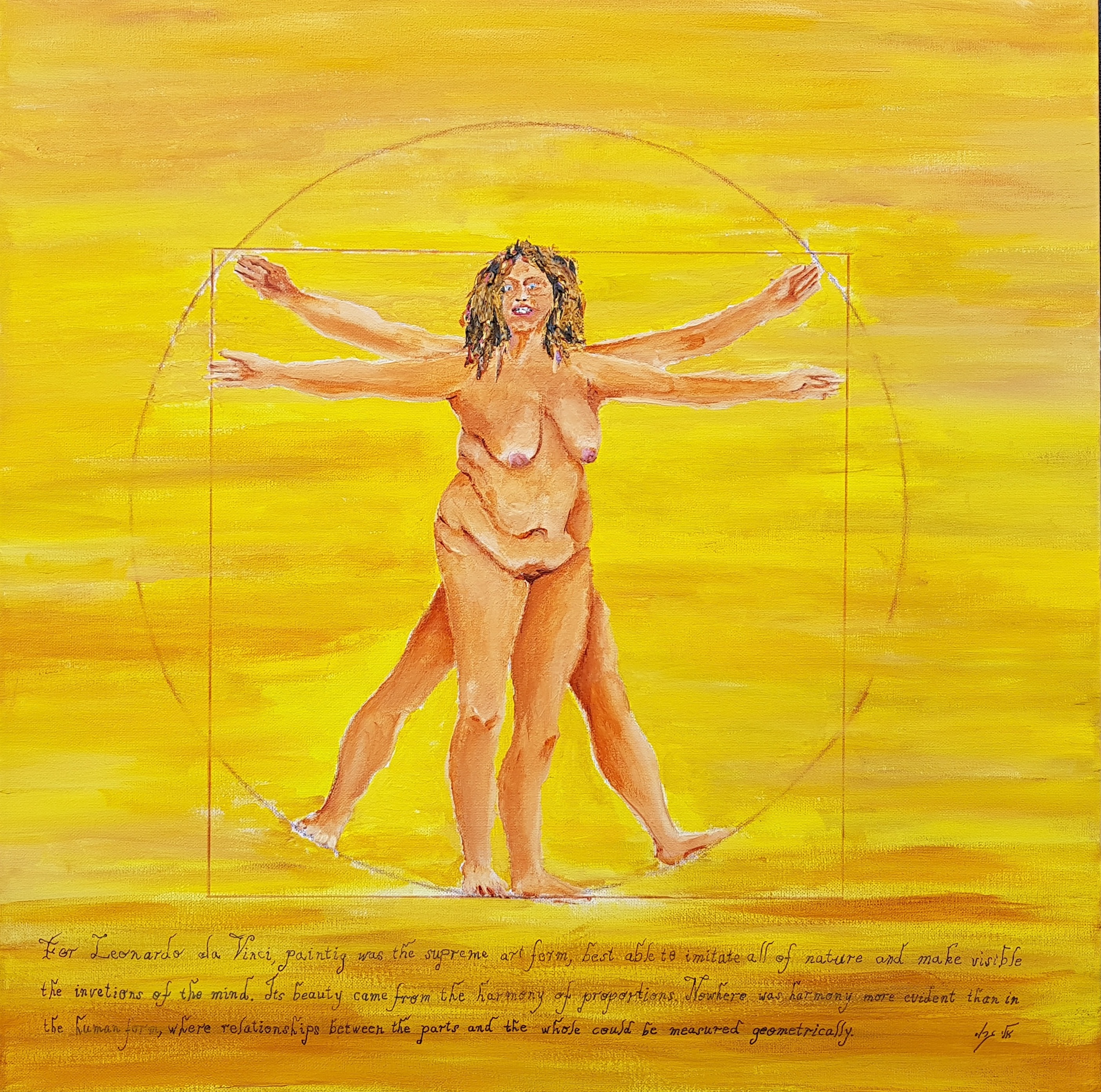 Vitruvian maiden