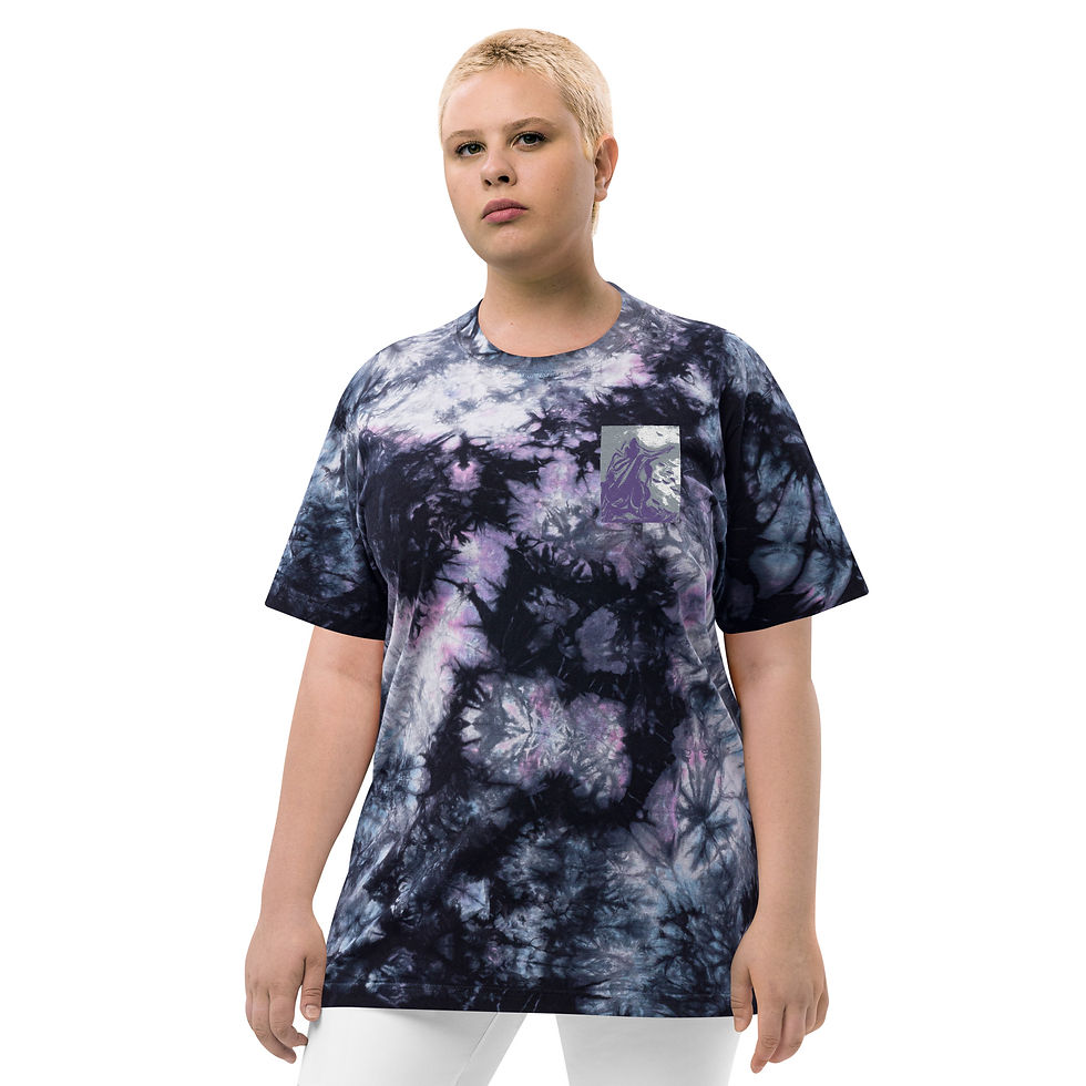 תמונה ממוזערת: Oversized tie-dye t-shirt