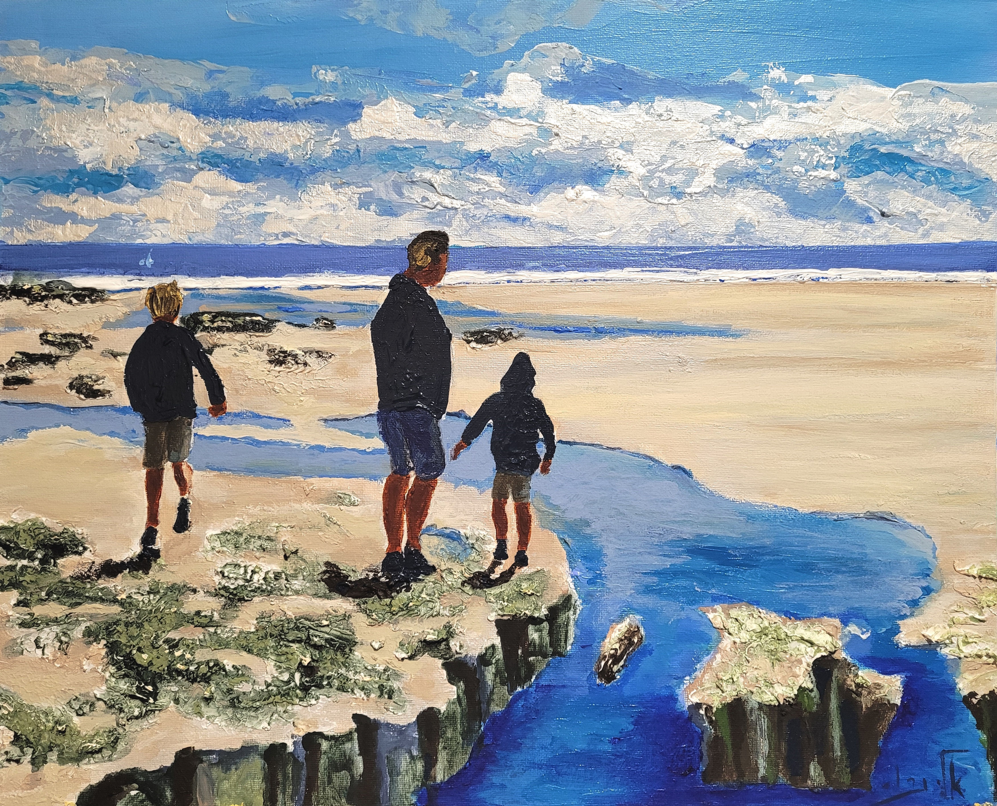 High-tide  down the sands