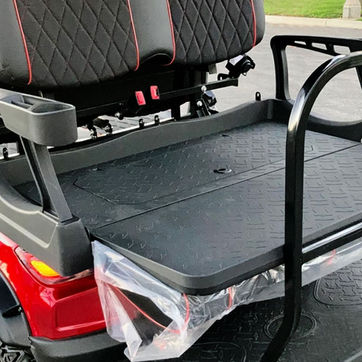 Convertible Rear Seat Cargo Area