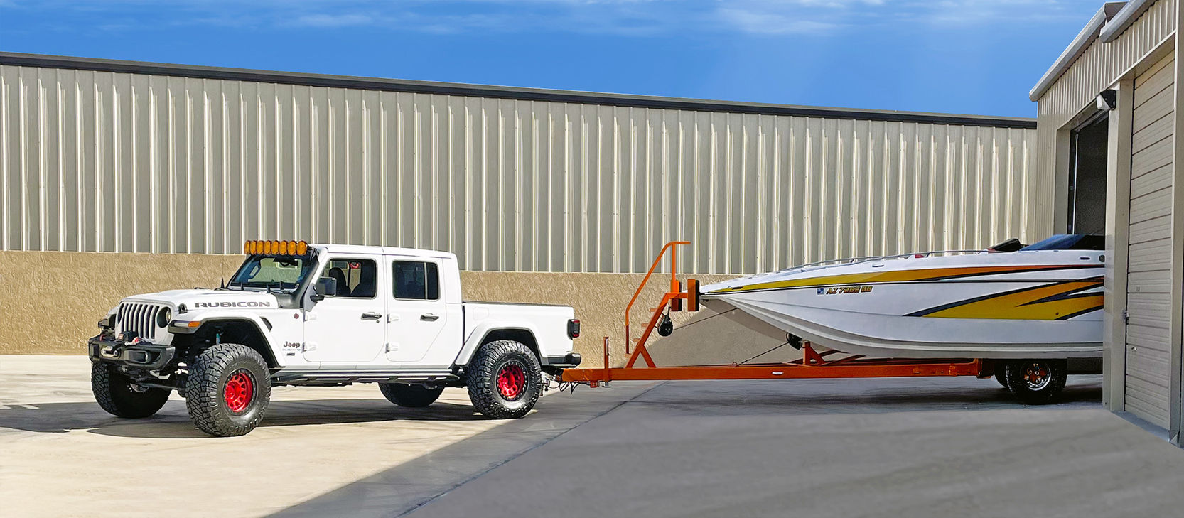Drive Through Boat and RV Storage Units are available