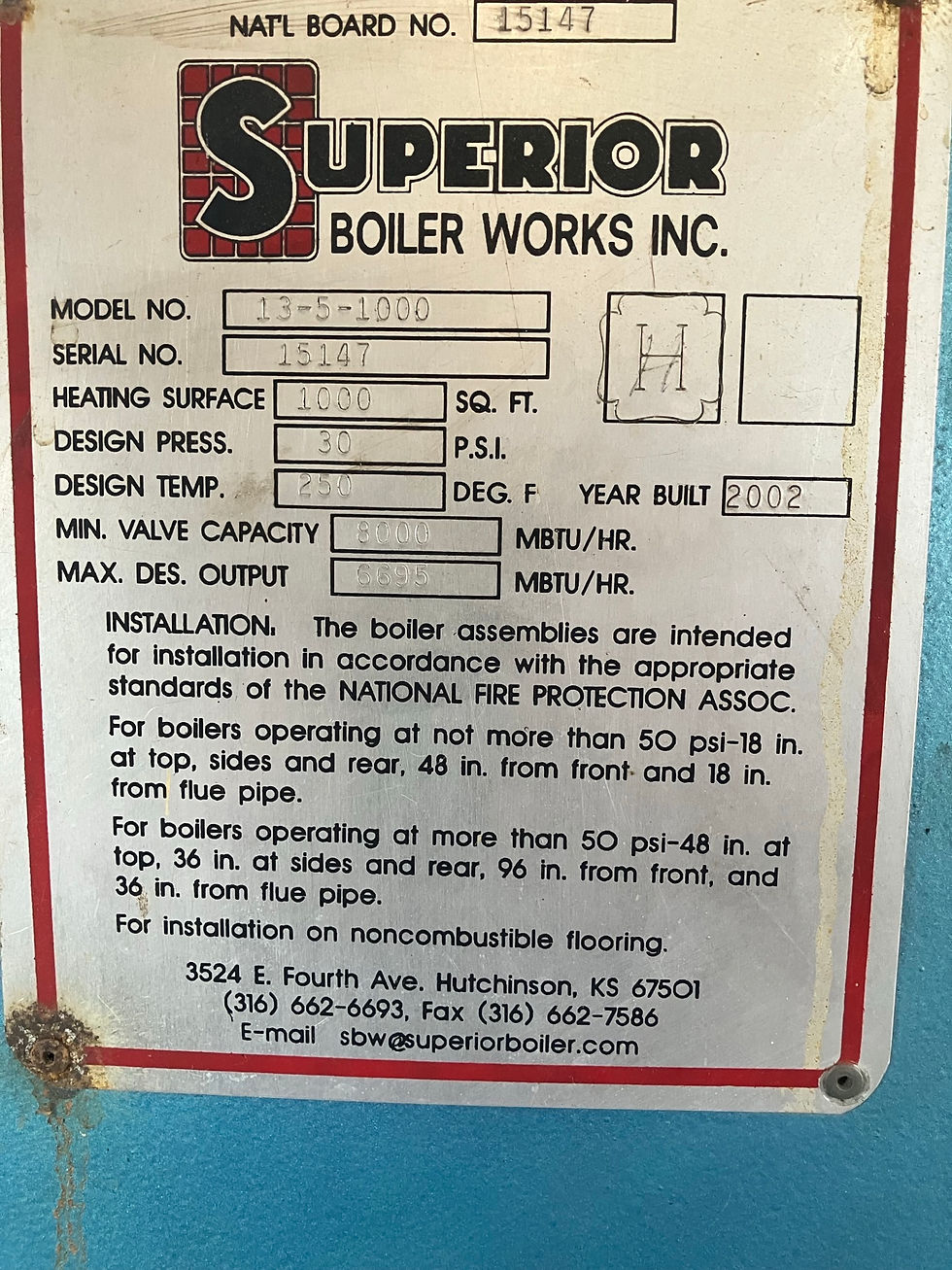 Thumbnail: Superior Boiler Only $12,500