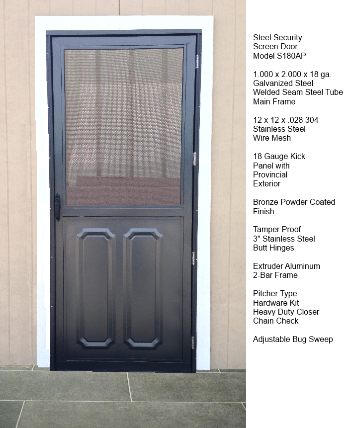 Security Screen Door 