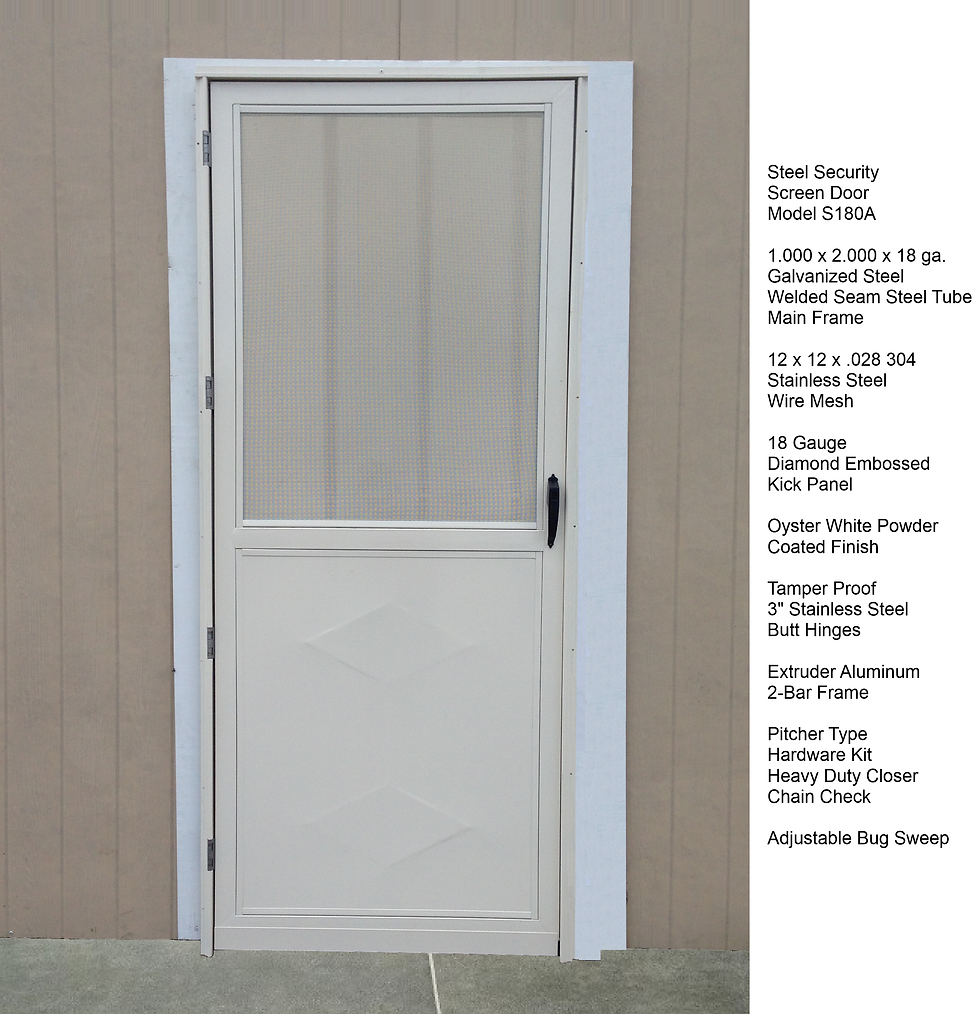 Security Screen Door