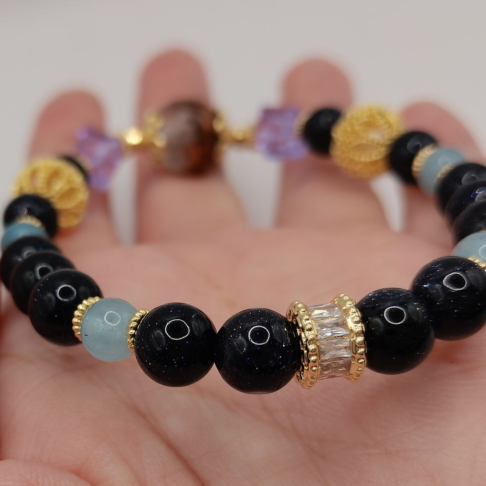 Thumbnail: Frequency Bracelet : Mystical Clarity(14CM)