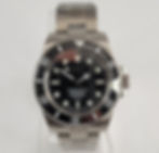 Sub Homage Custom Mod | Black Sunburst | VH31 Sweeping Quartz | 40mm