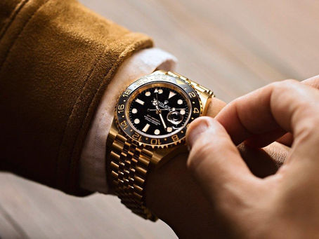 A Gold GMT Watch