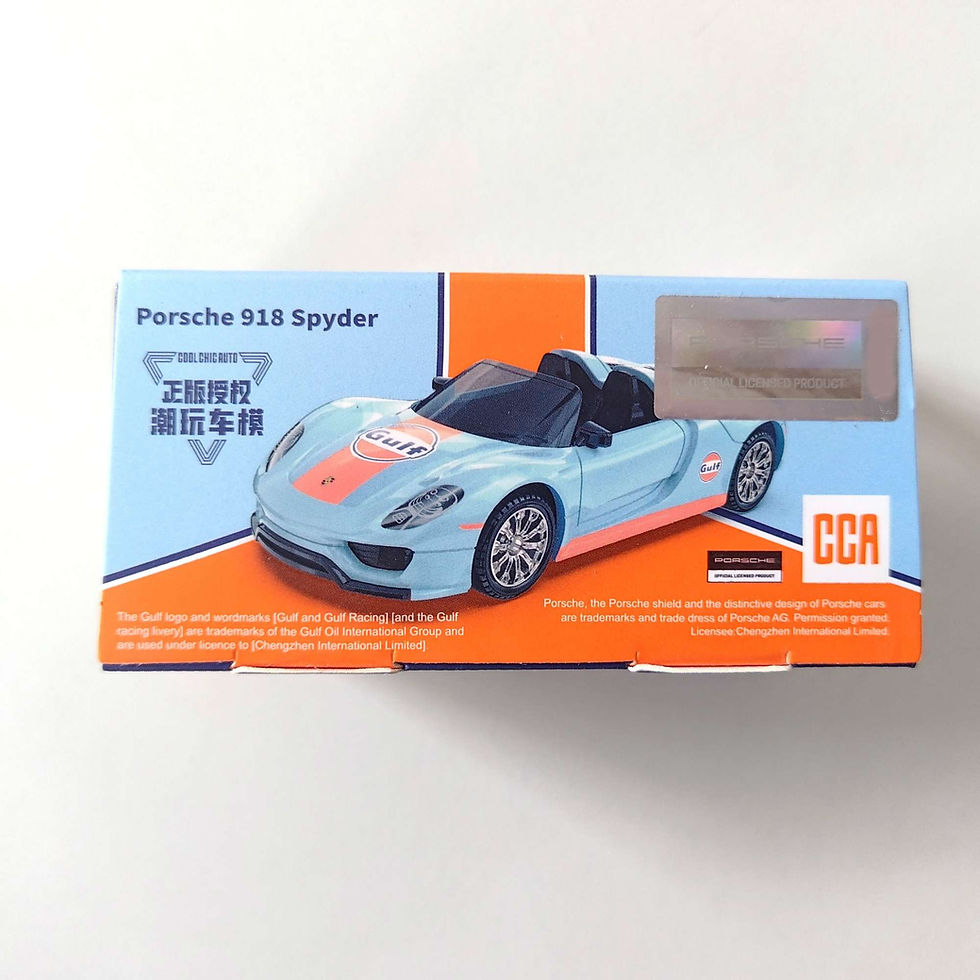 Thumbnail: CCA - Porsche 918 Spyder - Gulf Livery