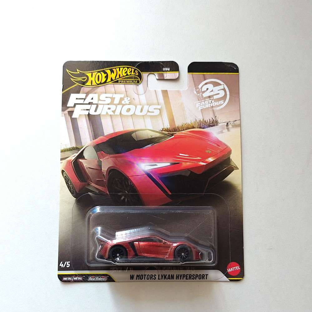 Hot Wheels - W Motors Lykan Hypersport - Card and Blister Crack