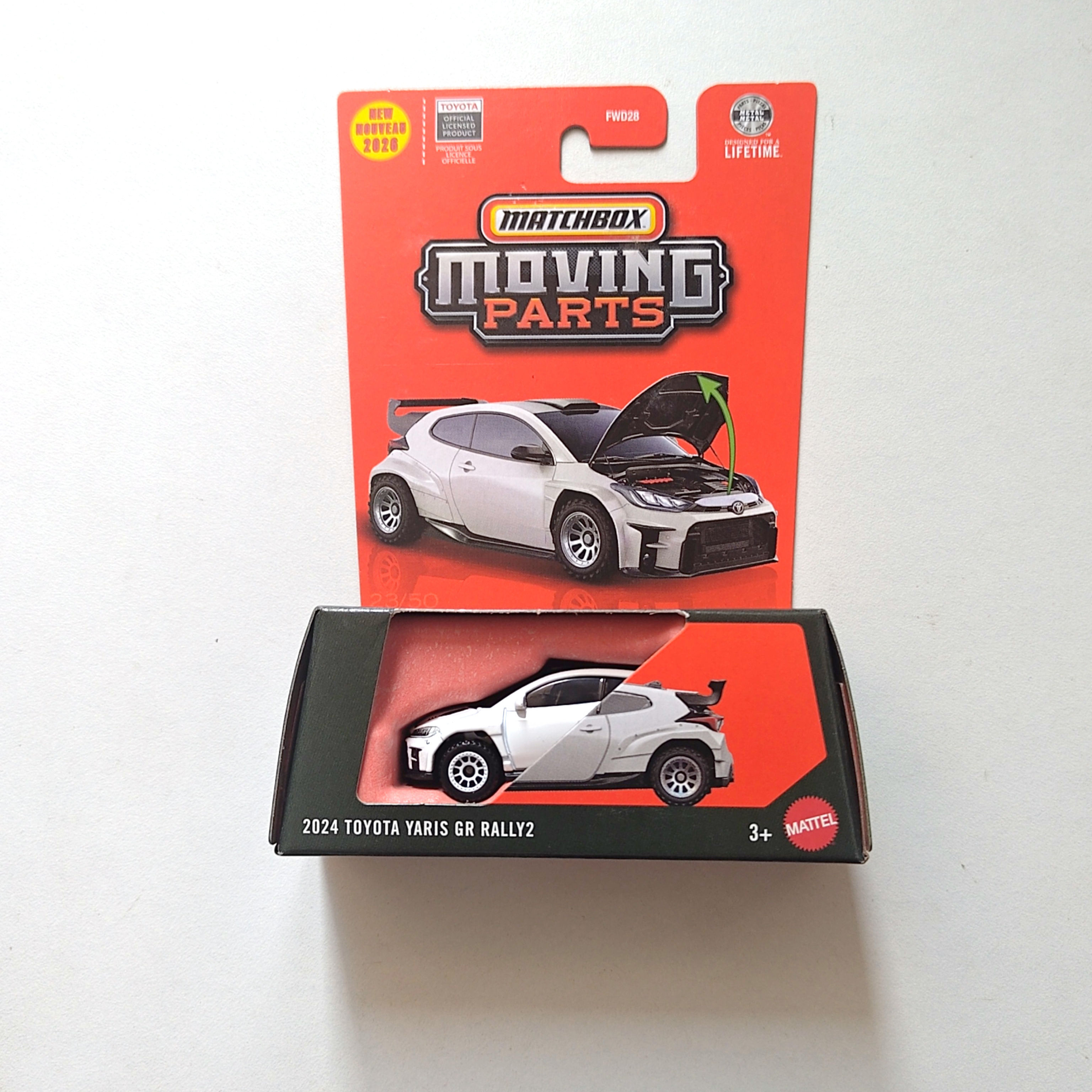 Matchbox Moving Parts - 2024 Toyota Yaris GR Rally2