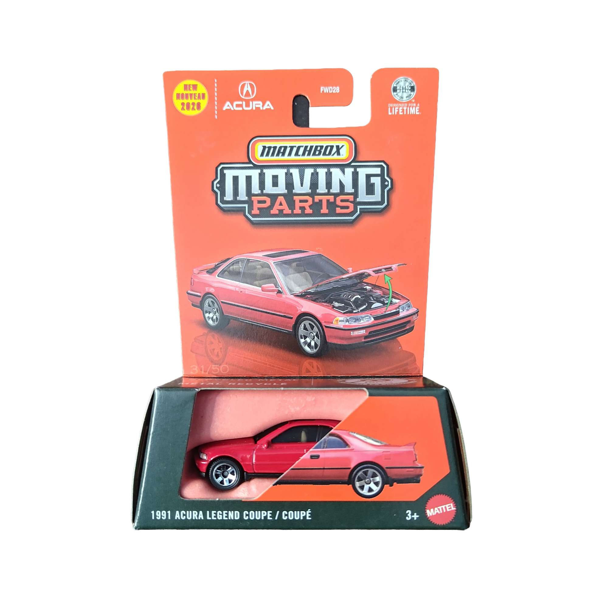 Matchbox - Moving Parts - 1991 Acura Legend Coupe