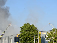 Update: Fire at storage world in Middleton
