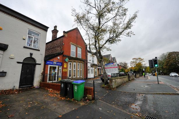 Mr Fox received the ticket outside Boots Pharmacy in Manchester Old Road, Middleton (Image: Vincent Cole - Manchester Evening News)