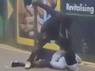 Horror footage of moment teenager is stabbed in vicious attack