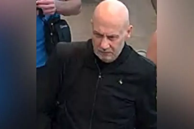 The man police want to speak to (Image: British Transport Police)