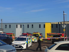 Huge blaze at storage world in Middleton