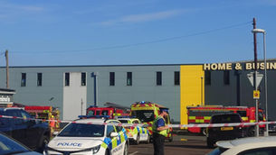 Huge blaze at storage world in Middleton