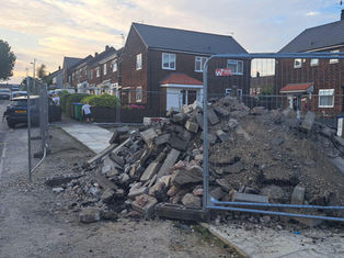 Residents living in a housing estate in Middleton are upset and frustrated because of the dumping of building waste outside their homes.
