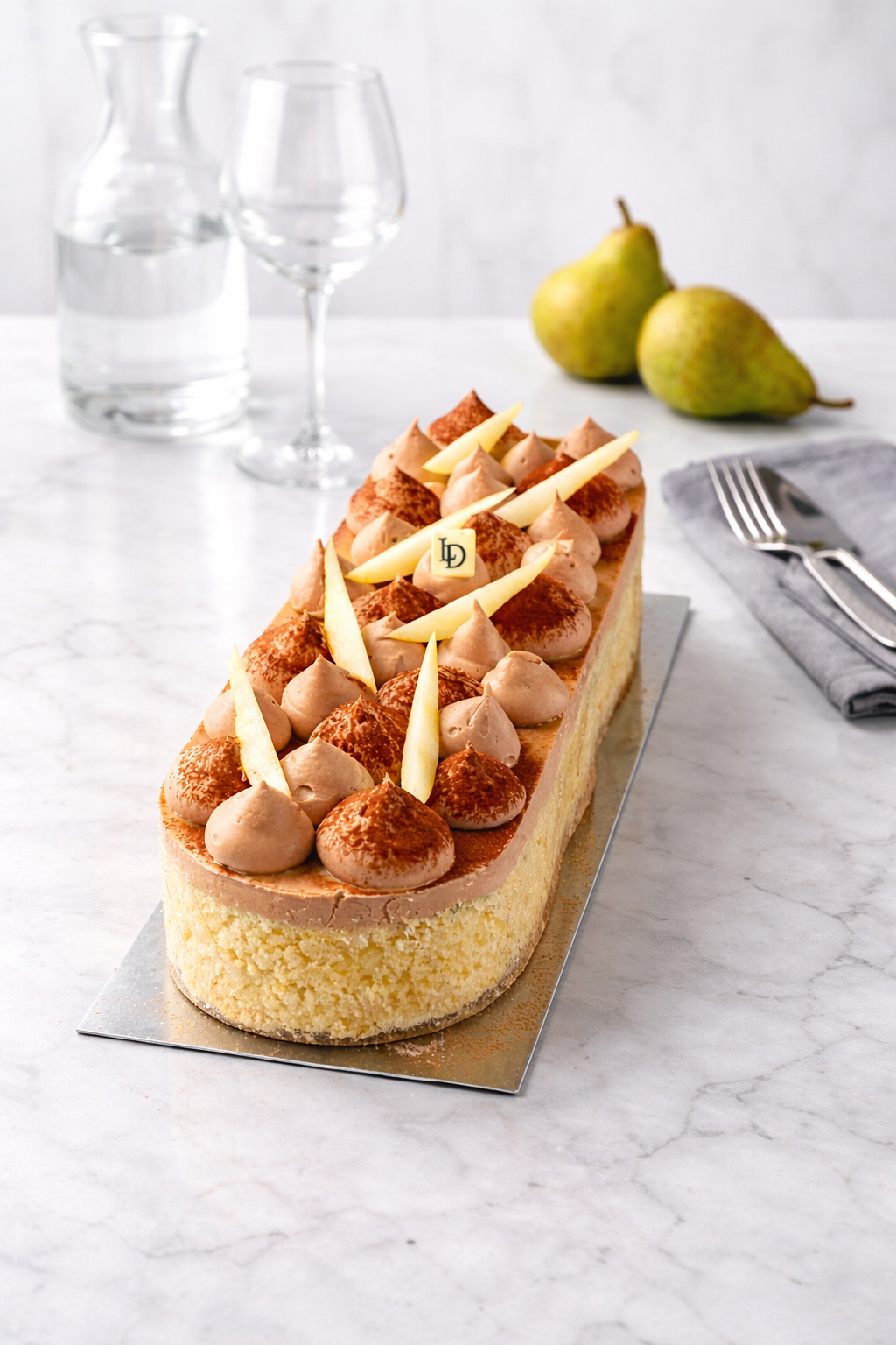 Fingers Charlotte Poire Chocolat 6/8 pers