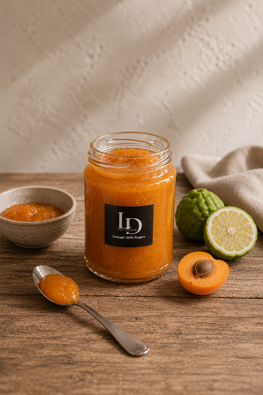 Confiture Abricot Bergamote